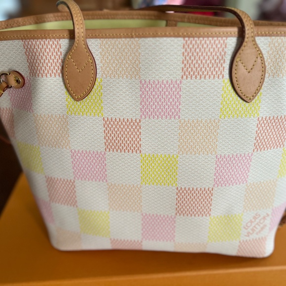 LOUIS VUITTON Tote Bag N40668 Damier Canvas Neverfull MM - Picture 2 of 11